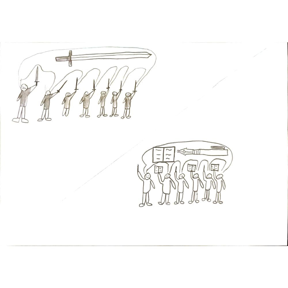 Can Kaygın 29x21cm Orijinal Karikatür BOD07042