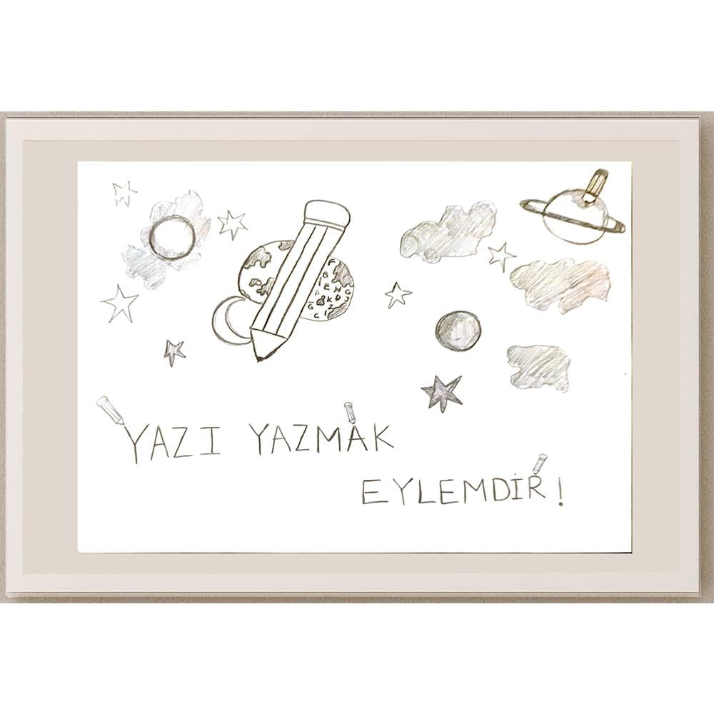 Eda Gürpınar 29x21cm Orijinal Karikatür BOD07044
