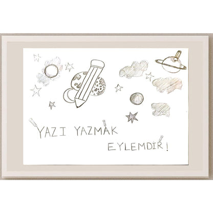 Eda Gürpınar 29x21cm Orijinal Karikatür BOD07044
