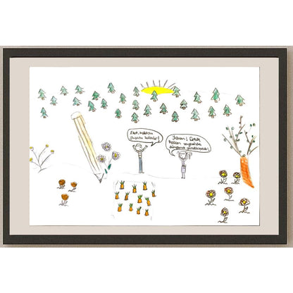 Deniz Dilibal 29x21cm Orijinal Karikatür BOD07045