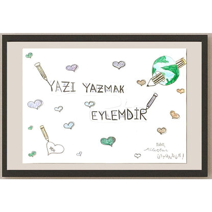 Ladin Köseoğlu 29x21cm Orijinal Karikatür BOD07046