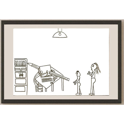 Ataç Sed 29x21cm Orijinal Karikatür BOD07047