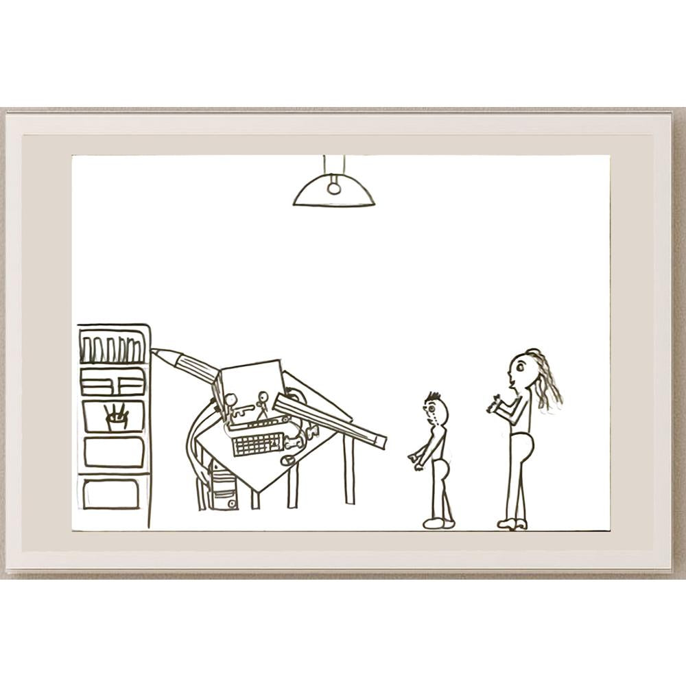 Ataç Sed 29x21cm Orijinal Karikatür BOD07047