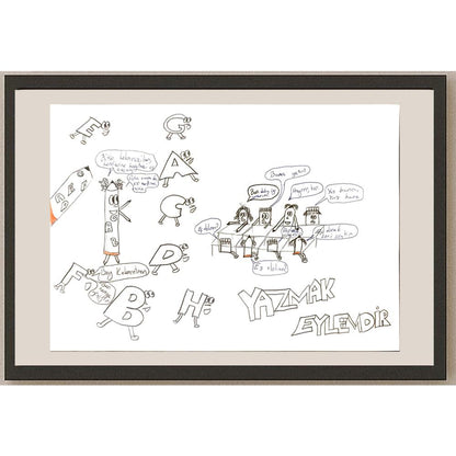 Çağla Sözen 29x21cm Orijinal Karikatür BOD07052
