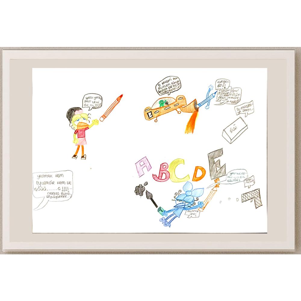 İlke Selin Kara 29x21cm Orijinal Karikatür BOD07053