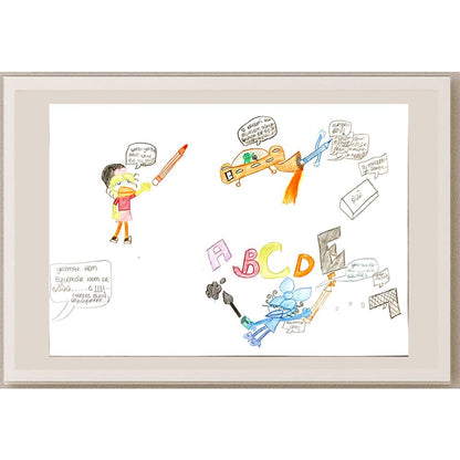 İlke Selin Kara 29x21cm Orijinal Karikatür BOD07053