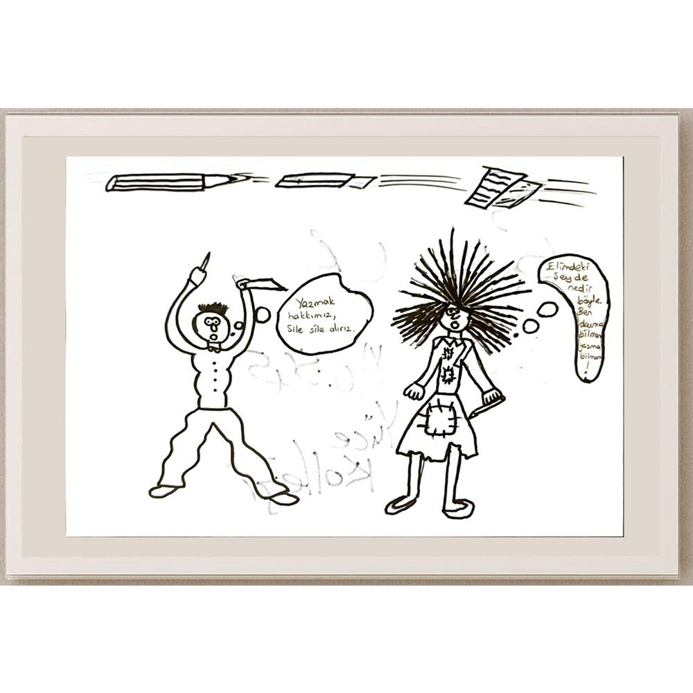 Selen Ok 29x21cm Orijinal Karikatür BOD07054