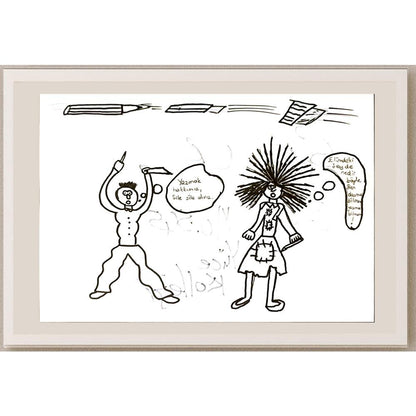 Selen Ok 29x21cm Orijinal Karikatür BOD07054