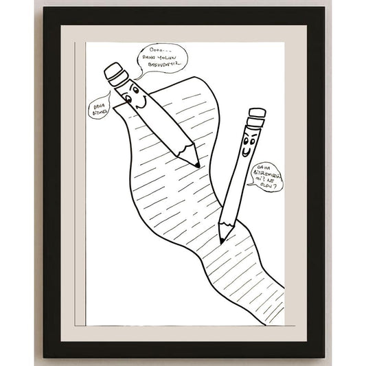 Kasım BurakŞahin 29x21cm Orijinal Karikatür BOD07056