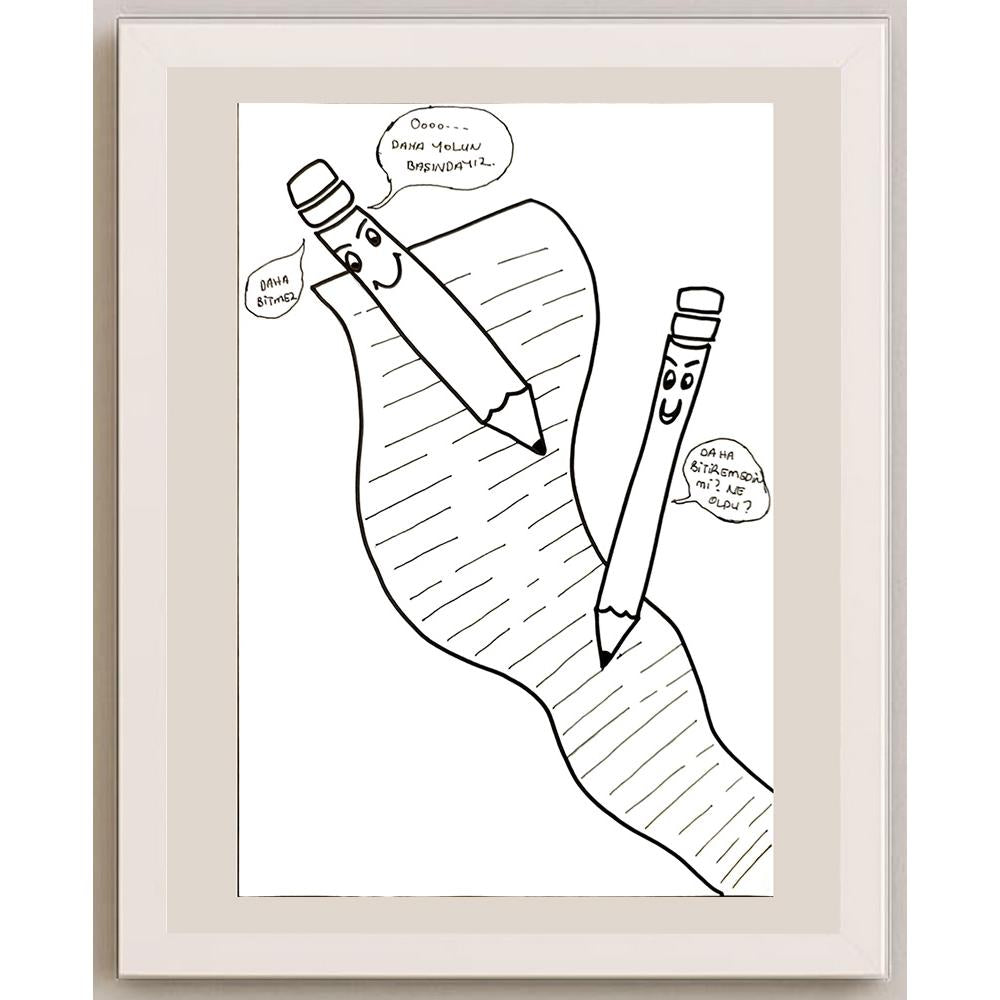 Kasım BurakŞahin 29x21cm Orijinal Karikatür BOD07056