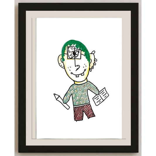 DilayÖzden 29x21cm Orijinal Karikatür BOD07059