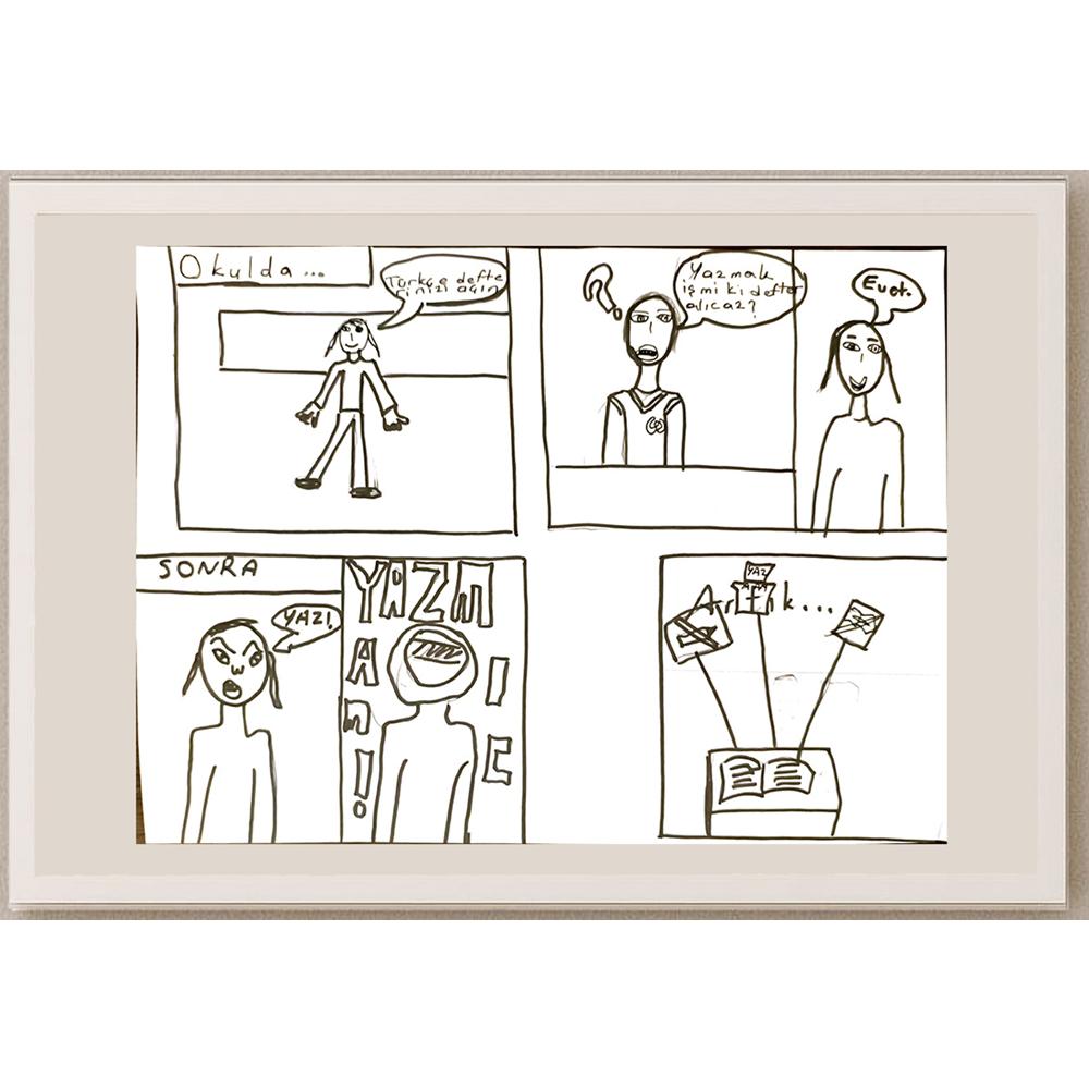 Halil Mert Ceylan 29x21cm Orijinal Karikatür BOD07063