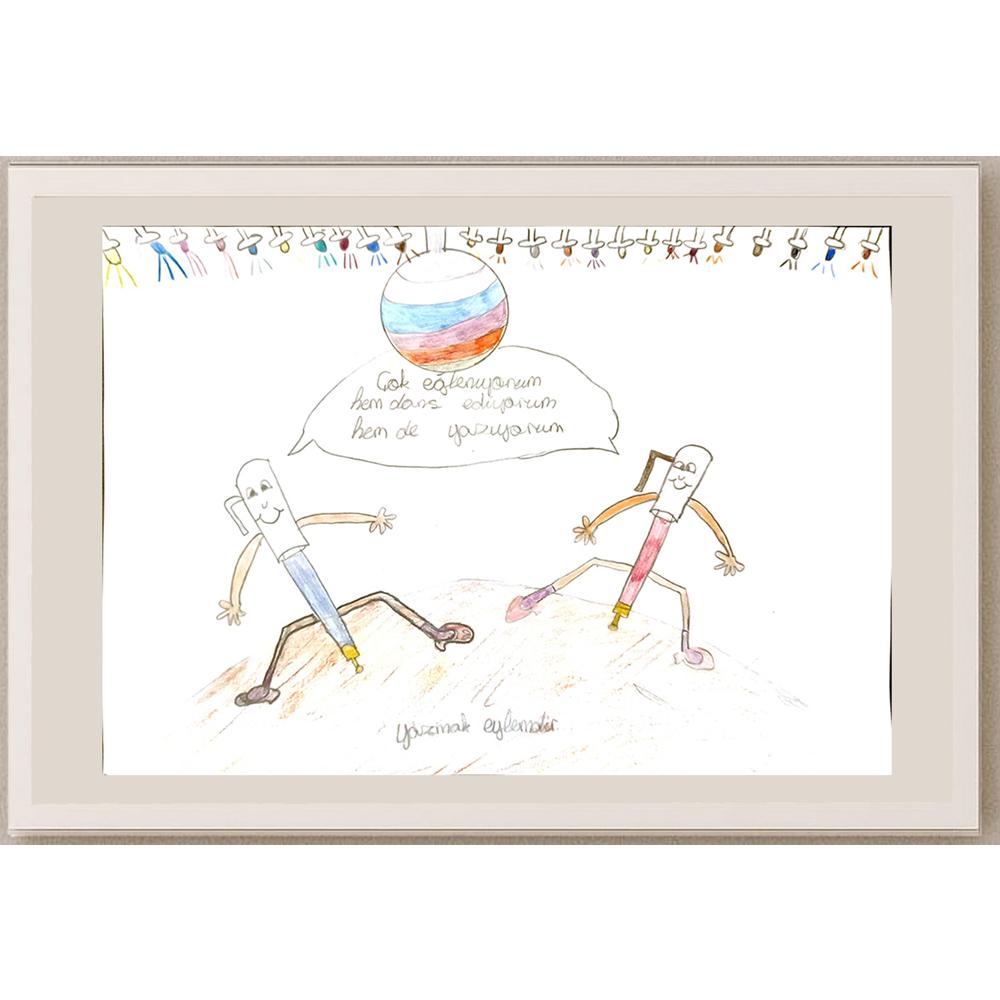 LadinŞem 29x21cm Orijinal Karikatür BOD07067