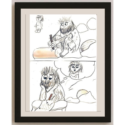 İlayda Büke 43x30cm Orijinal Karikatür BOD07069