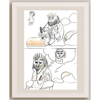 İlayda Büke 43x30cm Orijinal Karikatür BOD07069