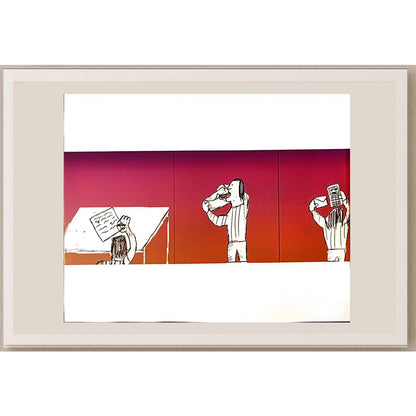 Arda Aldemir 43x30cm Orijinal Karikatür BOD07070