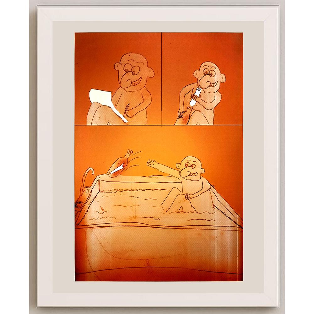 Barkın Ferat 43x30cm Orijinal Karikatür BOD07072