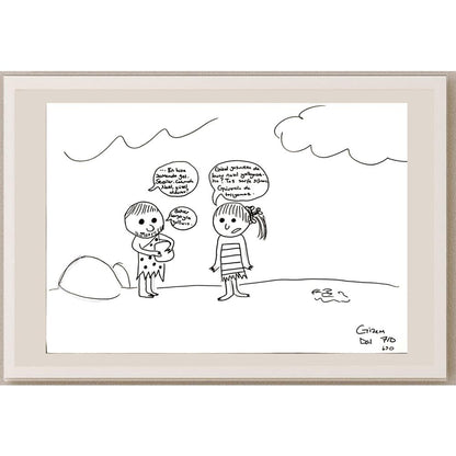Gizem Dal 43x30cm Orijinal Karikatür BOD07074