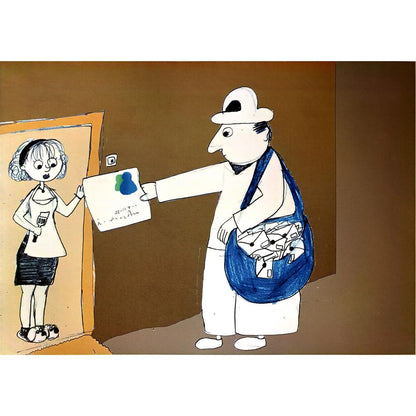 İlayda Büke 43x30cm Orijinal Karikatür BOD07078