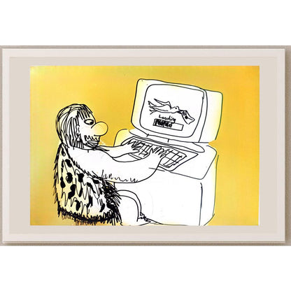 TunahanŞişek 43x30cm Orijinal Karikatür BOD07079
