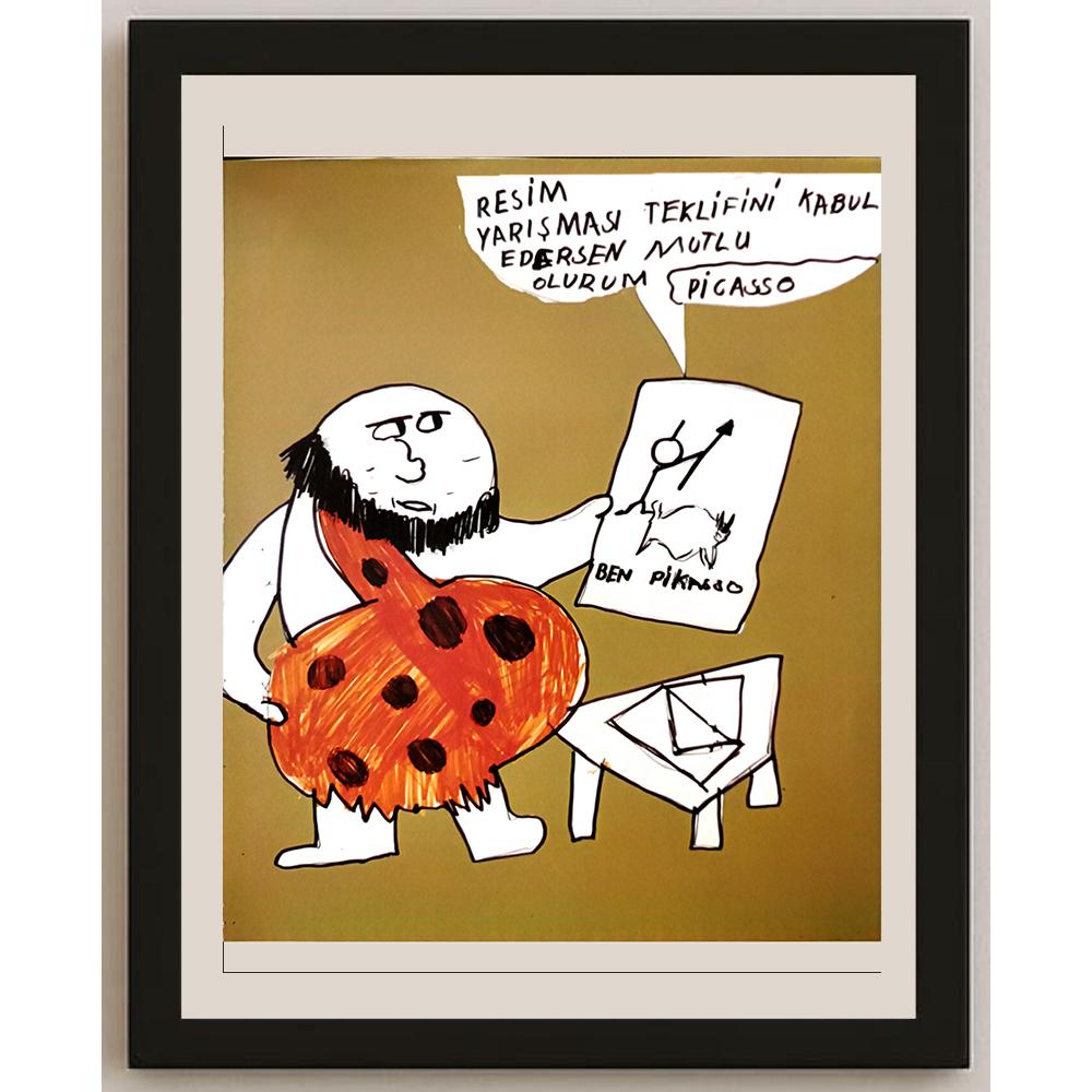 Atakan Korkmaz 43x30cm Orijinal Karikatür BOD07080