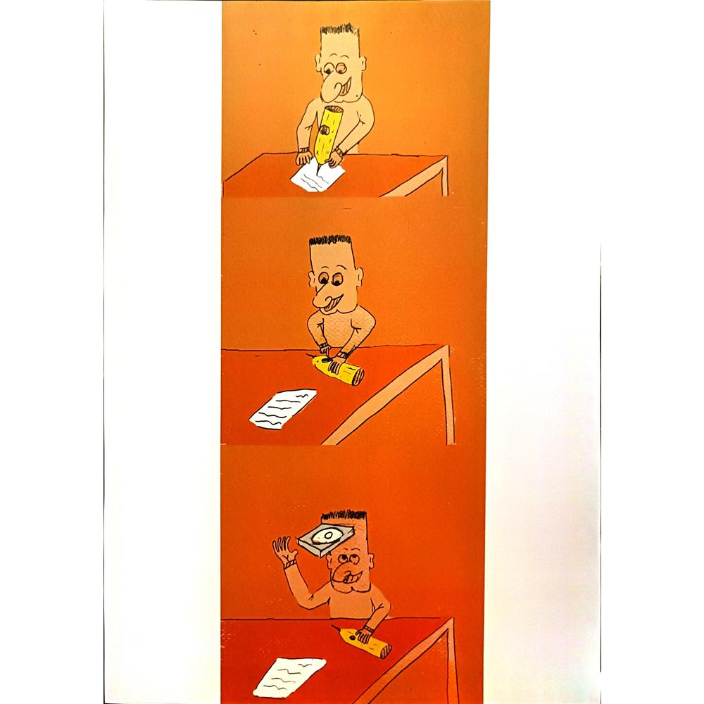 Barkın Ferat 43x30cm Orijinal Karikatür BOD07081