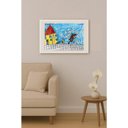 Kuzey Sur 43x30cm Orijinal Karikatür BOD07083