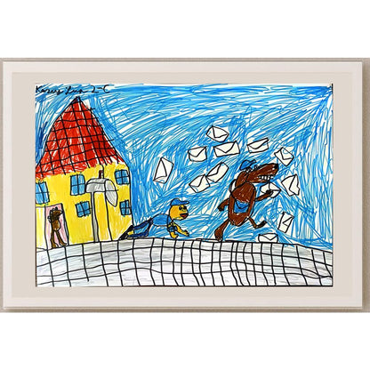 Kuzey Sur 43x30cm Orijinal Karikatür BOD07083