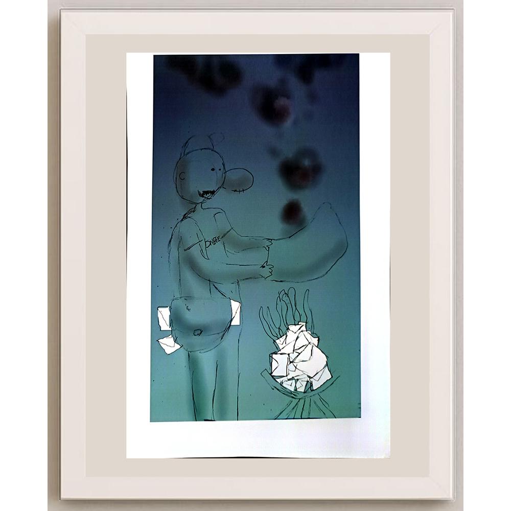 Melisa Öz 43x30cm Orijinal Karikatür BOD07084