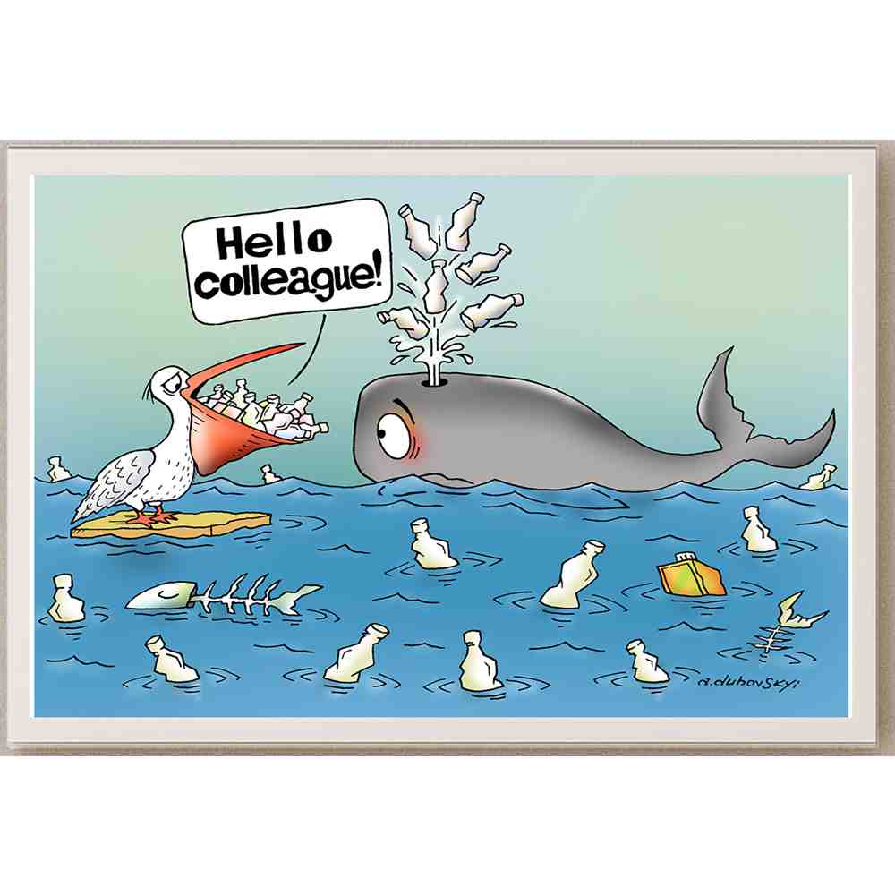 Olexander Dubovskyi Mermaid Kişiye Özel Sertifikalı Sınırlı Fine Art Karikatür Baskı CAD00017