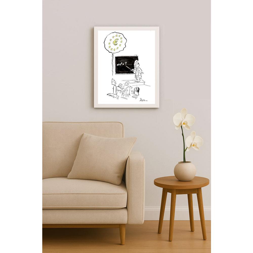 İzel Rozental Euro Enerji Kişiye Özel Sertifikalı Sınırlı Fine Art Karikatür Baskı CAD00069