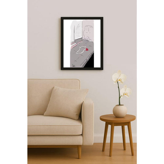 İzel Rozental İz Kişiye Özel Sertifikalı Sınırlı Fine Art Karikatür Baskı CAD00071