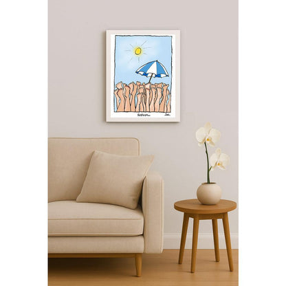 İzel Rozental We are on Holiday Kişiye Özel Sertifikalı Sınırlı Fine Art Karikatür Baskı CAD00073