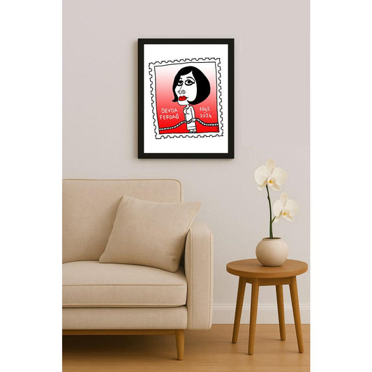 Hayati Boyacıoğlu Kişiye Özel Sertifikalı Sınırlı Fine Art Karikatür Baskı CAD00077