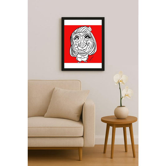 Hayati Boyacıoğlu Kişiye Özel Sertifikalı Sınırlı Fine Art Karikatür Baskı CAD00078