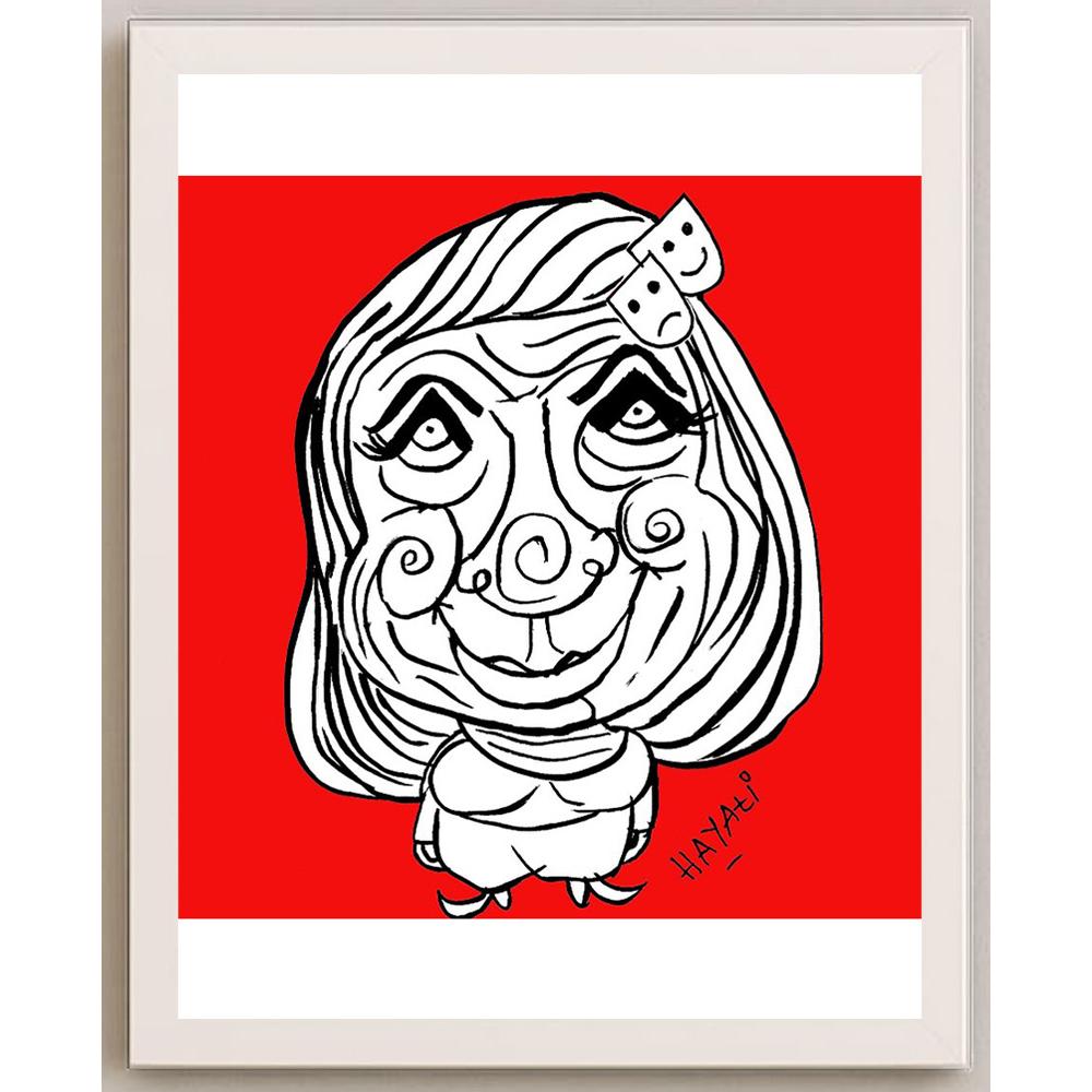 Hayati Boyacıoğlu Kişiye Özel Sertifikalı Sınırlı Fine Art Karikatür Baskı CAD00078