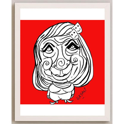 Hayati Boyacıoğlu Kişiye Özel Sertifikalı Sınırlı Fine Art Karikatür Baskı CAD00078