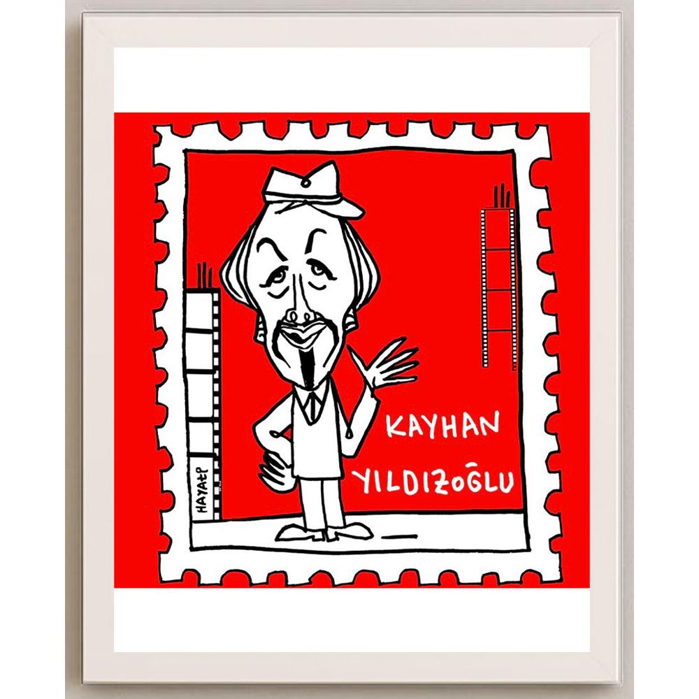 Hayati Boyacıoğlu Kişiye Özel Sertifikalı Sınırlı Fine Art Karikatür Baskı CAD00079