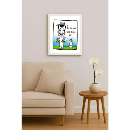 Hayati Boyacıoğlu Kişiye Özel Sertifikalı Sınırlı Fine Art Karikatür Baskı CAD00080