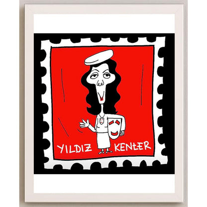 Hayati Boyacıoğlu Kişiye Özel Sertifikalı Sınırlı Fine Art Karikatür Baskı CAD00082