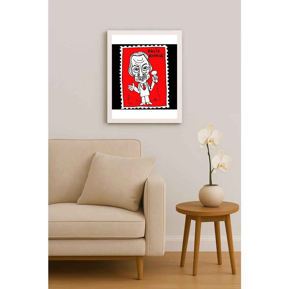 Hayati Boyacıoğlu Kişiye Özel Sertifikalı Sınırlı Fine Art Karikatür Baskı CAD00086