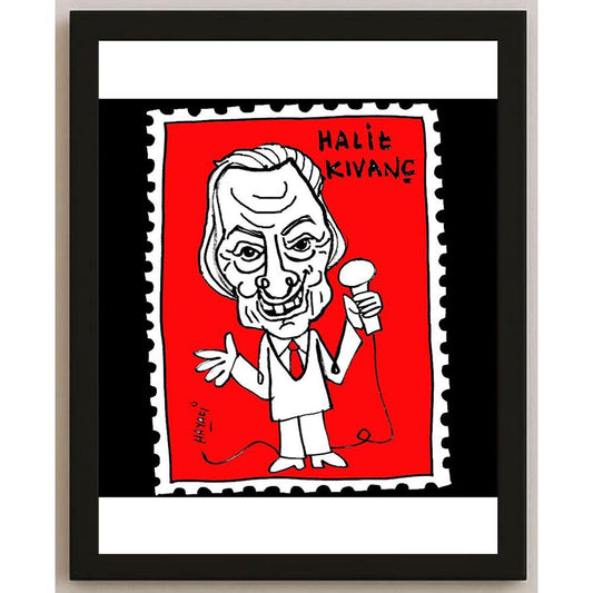 Hayati Boyacıoğlu Kişiye Özel Sertifikalı Sınırlı Fine Art Karikatür Baskı CAD00086