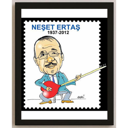 Hayati Boyacıoğlu Kişiye Özel Sertifikalı Sınırlı Fine Art Karikatür Baskı CAD00087