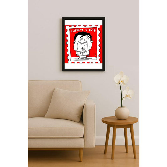 Hayati Boyacıoğlu Kişiye Özel Sertifikalı Sınırlı Fine Art Karikatür Baskı CAD00088
