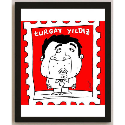 Hayati Boyacıoğlu Kişiye Özel Sertifikalı Sınırlı Fine Art Karikatür Baskı CAD00088