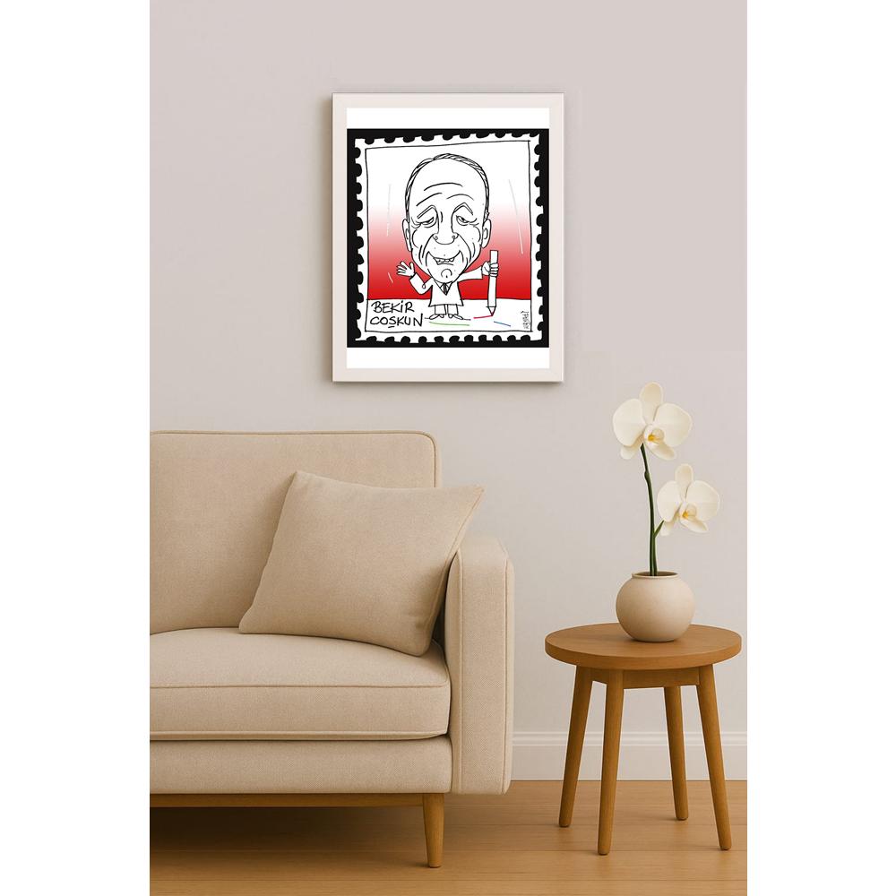 Hayati Boyacıoğlu Kişiye Özel Sertifikalı Sınırlı Fine Art Karikatür Baskı CAD00089