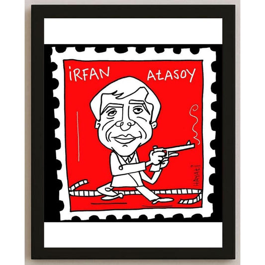 Hayati Boyacıoğlu Kişiye Özel Sertifikalı Sınırlı Fine Art Karikatür Baskı CAD00090