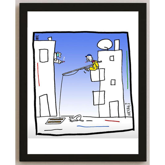 Hayati Boyacıoğlu Kişiye Özel Sertifikalı Sınırlı Fine Art Karikatür Baskı CAD00092