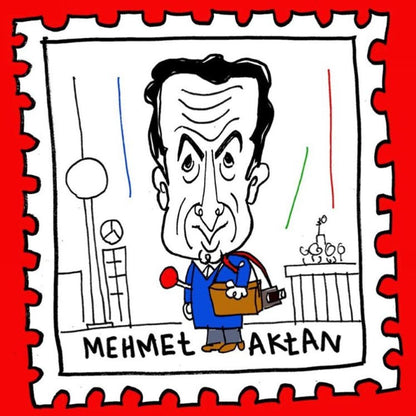 Hayati Boyacıoğlu Kişiye Özel Sertifikalı Sınırlı Fine Art Karikatür Baskı CAD00093