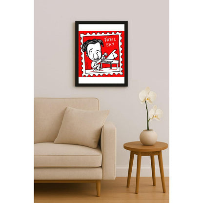 Hayati Boyacıoğlu Kişiye Özel Sertifikalı Sınırlı Fine Art Karikatür Baskı CAD00094